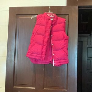 J Crew pink vest